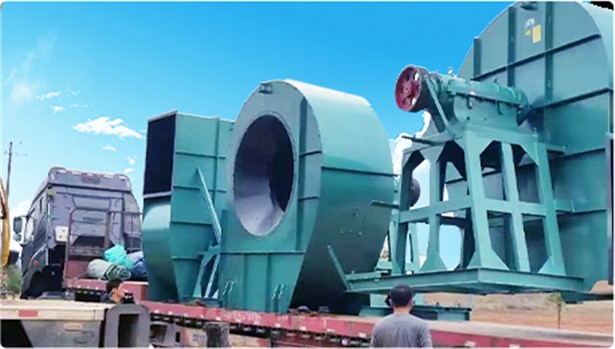 鼓風(fēng)機(jī)裝車(chē)運(yùn)輸